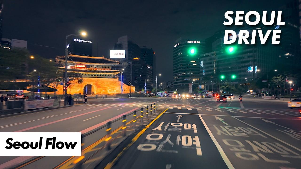 Lo-fi Chill Jazz Seoul Flow: From River to Night 4K 