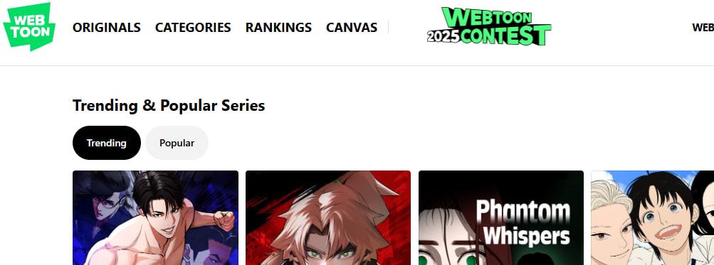 Webtoon su Naver