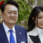 L'ex first lady sud coreana Kim Keon - hee con il marito, l'ex presidente Yoon Suk Yeol | Credits The Korea Herald