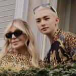 Hyunjin degli Stray Kids con Donatella Versace