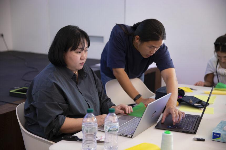 Yeji Kim durante il Workshop - Per gentile concessione dell'l'Istituto Culturale Coreano