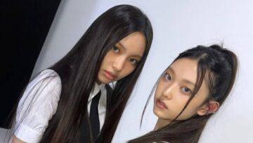 Haerin e Hyein | Credits ADOR