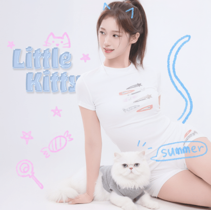Little Kitty - SUMMER | Photo credits: Hong Seongjoon, artworks by ZION