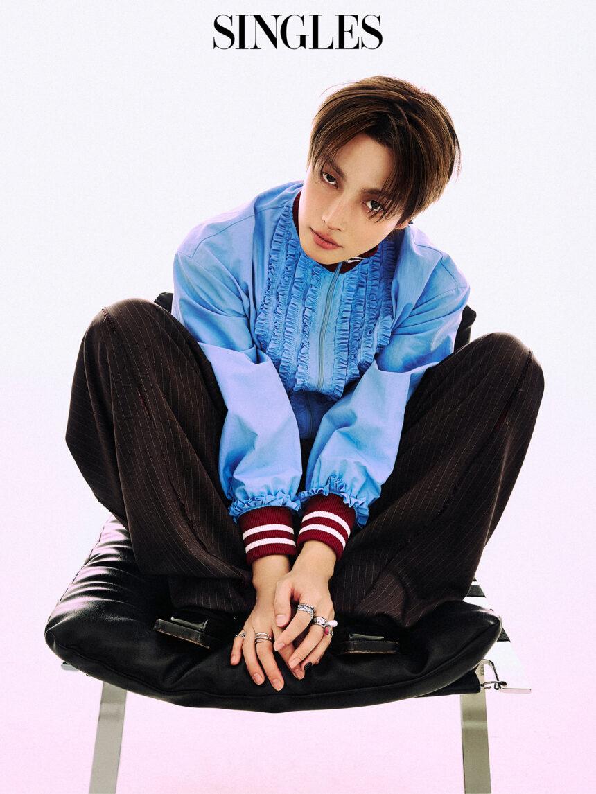 Hongjoong indossa Undercover, Noirer e Christian Louboutin
