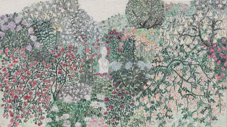 Sungsic Moon, Garden and an Old Man, Park Dongseok & Kukje Gallery