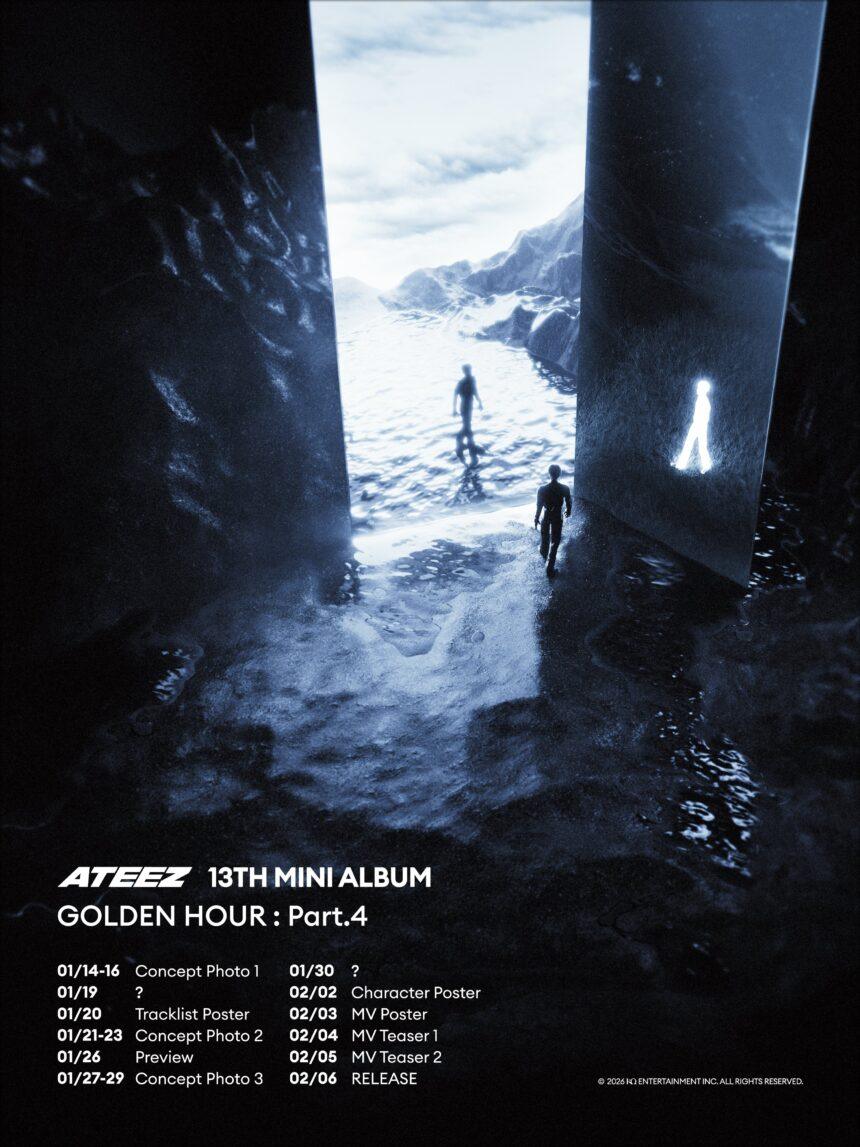 ATEEZ(에이티즈) GOLDEN HOUR : Part.4 Promotion Map