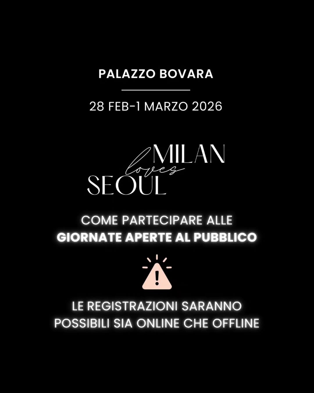 Dal profilo IG di Milan Loves Seoul
