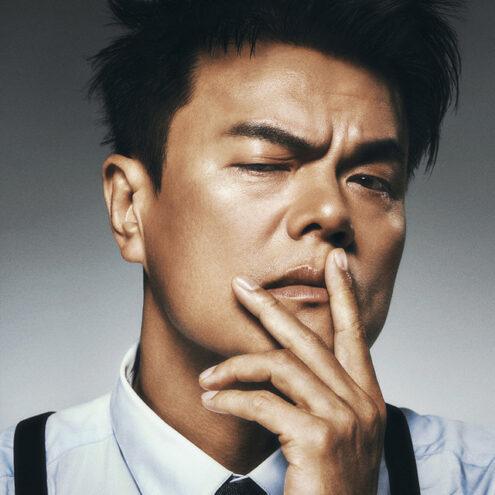 Park Jin-young, artista e fondatore della JYP Entertainment, nella sua foto profilo di Spotify