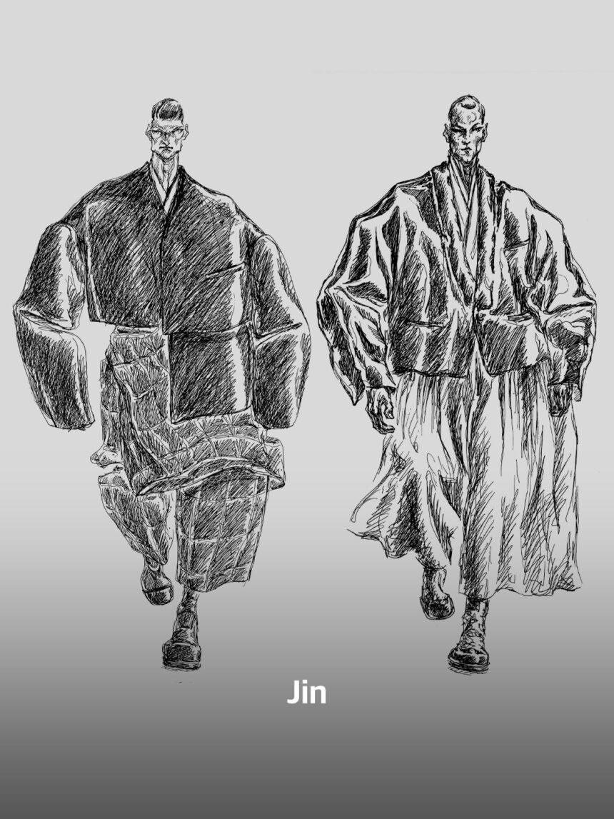 Bozzetto di Jin- Credits a WWD