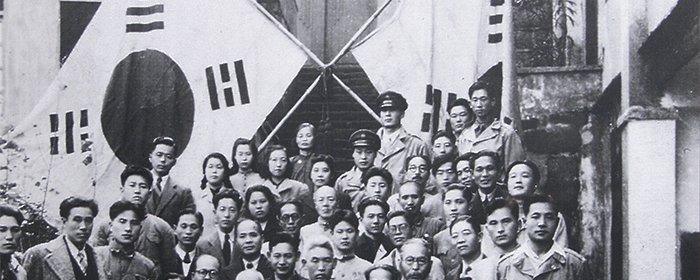 Foto di partecipanti al Movimento per l'Indipendenza della Corea dal Giappone
