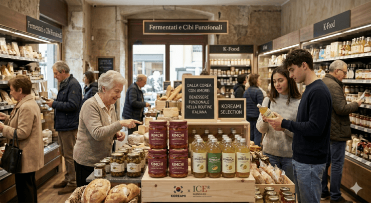 Prodotti coreani in Italia (AI generated)