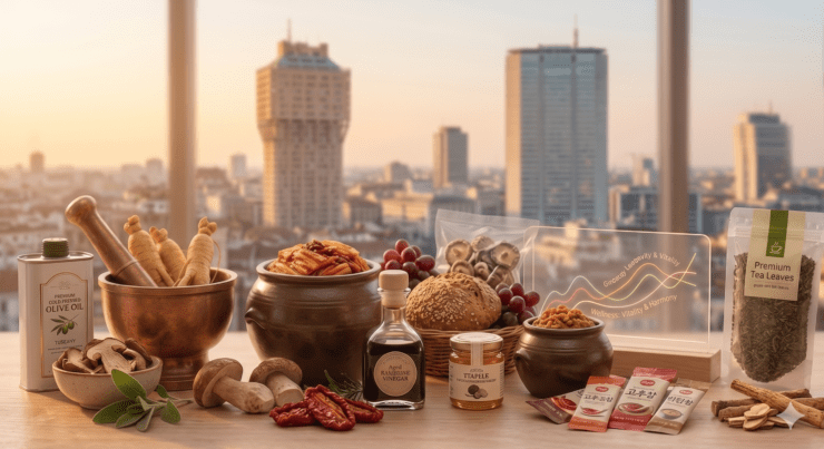Cibo come benessere (AI Generated)