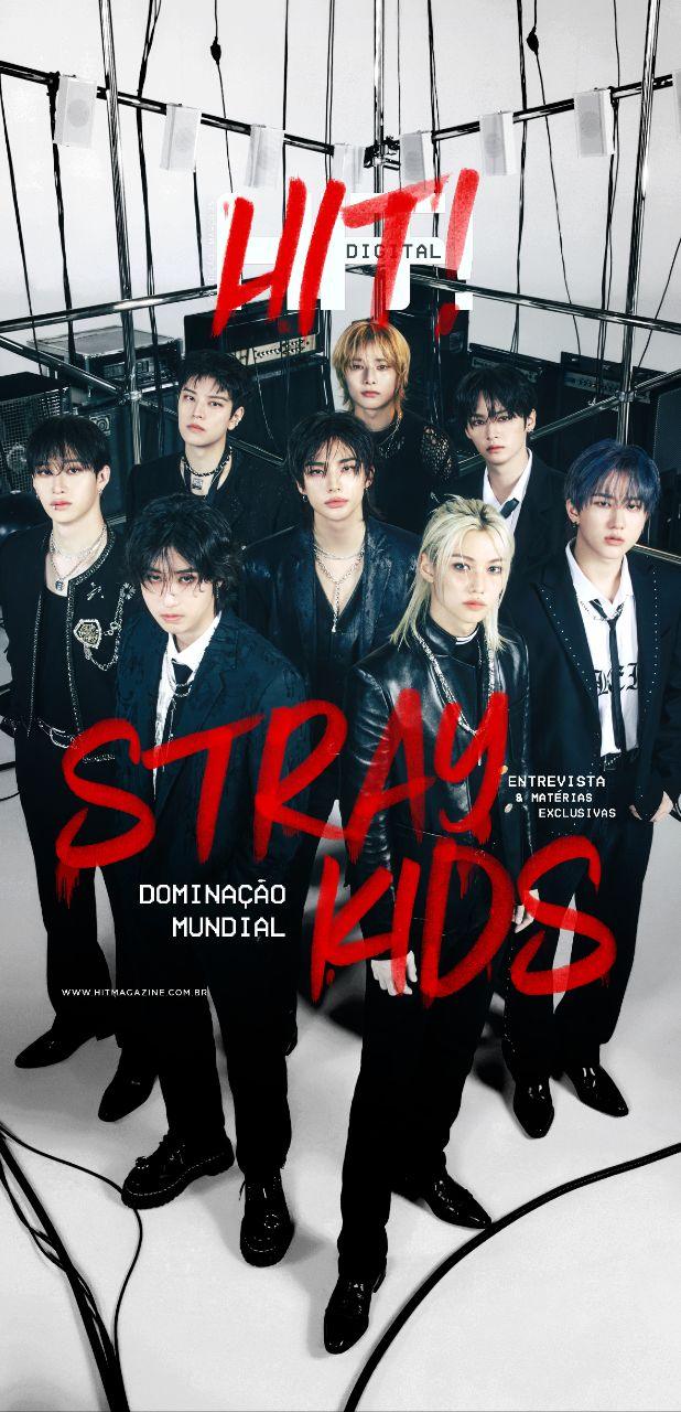 La copertina di HIT! Magazine, in copertina gli Stray Kids