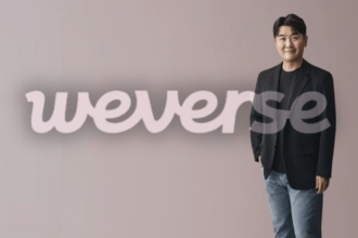 Yang Ju-il (Fonte: The Chosun Daily) e il logo di Weverse