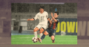 Le due Coree in una partita di calcio