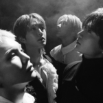Gli SHINee - da sx Key, Onew; Taemin e Minho