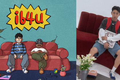 L'artwork di IB4U in stile Beavis and Butt-Head e Aaron Young
