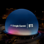 La Sphere di Las Vegas, i BTS e Google GEMINI (Fonte: sedaily.com)