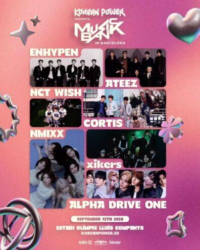 La locandina dell'evento (Fo nte: koreanpowerkpop IG)