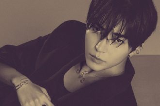 Sung Hanbin per ELLE Korea (elaborata con AI)