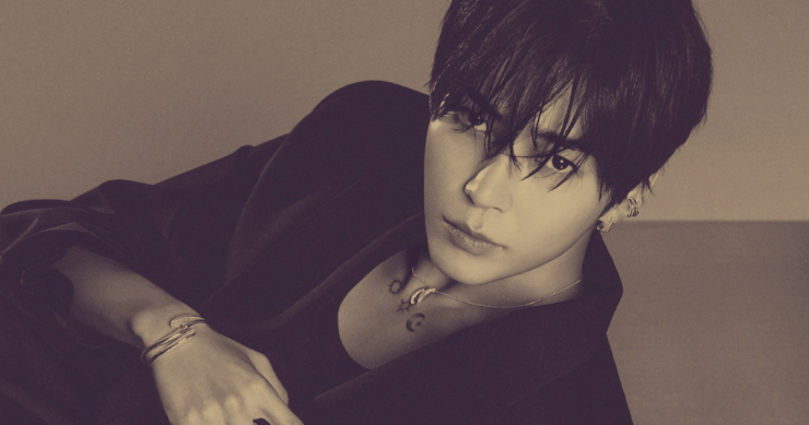 Sung Hanbin per ELLE Korea (elaborata con AI)