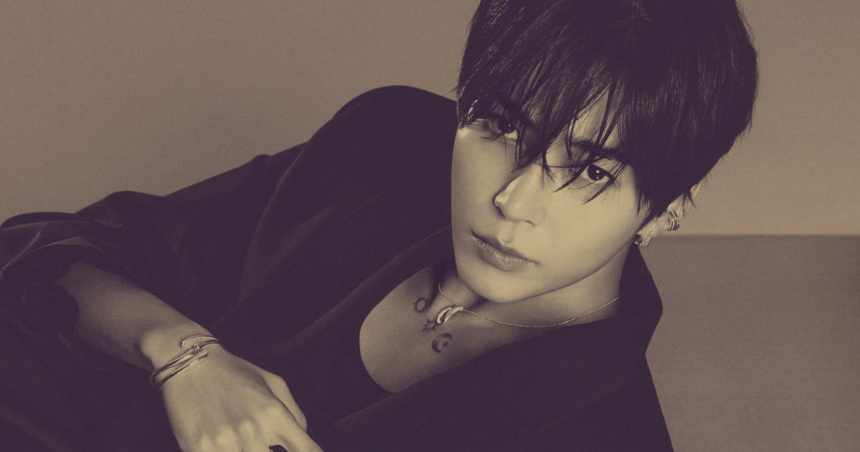 Sung Hanbin per ELLE Korea (elaborata con AI)