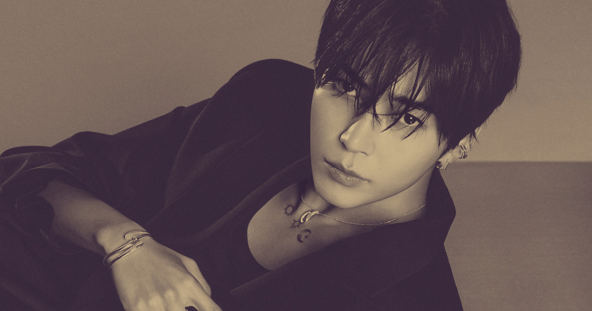 Sung Hanbin per ELLE Korea (elaborata con AI)