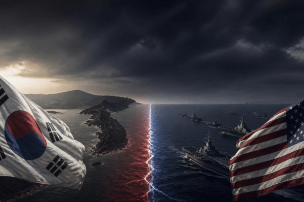 Corea vs USA (Immagine creata con l'ausilio di AI)
