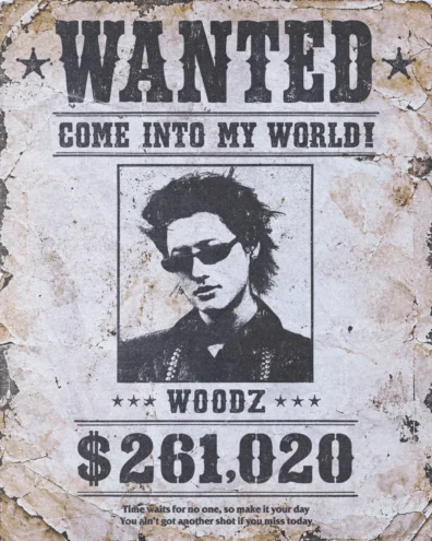 WOODZ - La locandina dell'annuncio del singolo